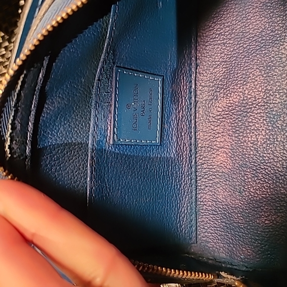 Louis vuitton EPI blue zipper pouch - Picture 12 of 13